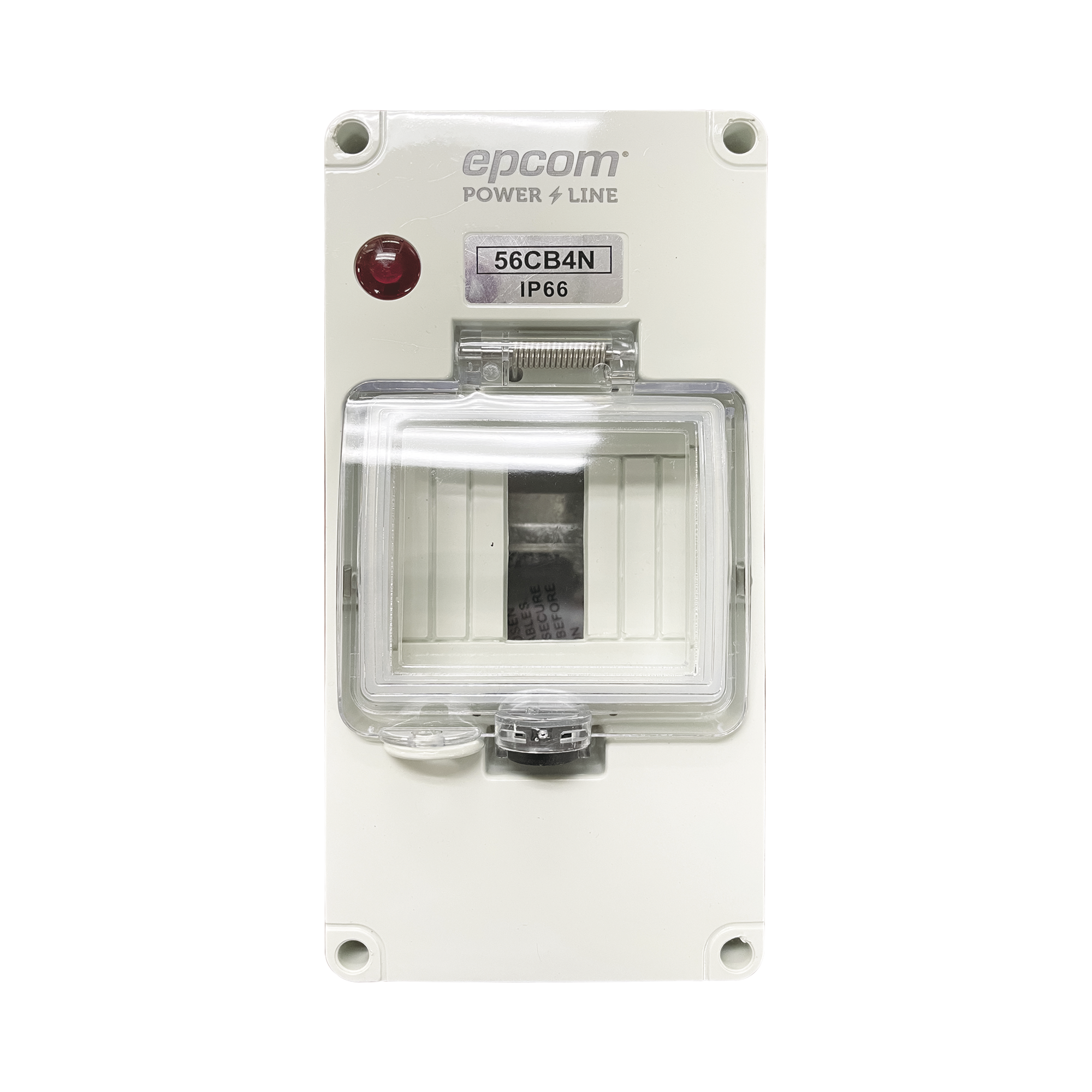 F56CB4N|Gabinete Pl?ístico para Exterior IP66 para Riel Din